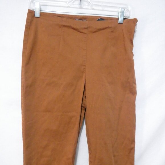 M&S COLLECTION | UK 12 | Stylish Brown Straight Leg Capris - Picture 5 of 16